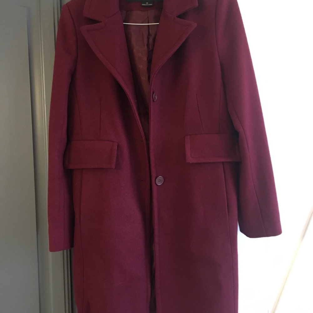 Maroon winter coat